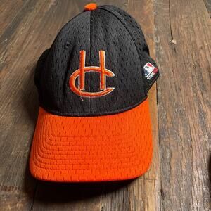 Team MLB Proflex Soft Mesh Sport Baseball Fitted Hat Cap Black Orange One Size